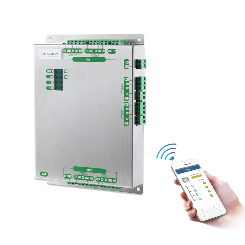 TCP IP Porta de Acesso Control Board Wiegand Panel Controller Sistema de Controle de Porta