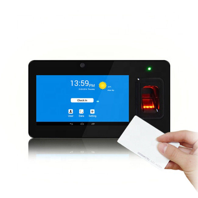 4 Core CPU 7-Inch SMS Function Fingerprint Time Attendance System